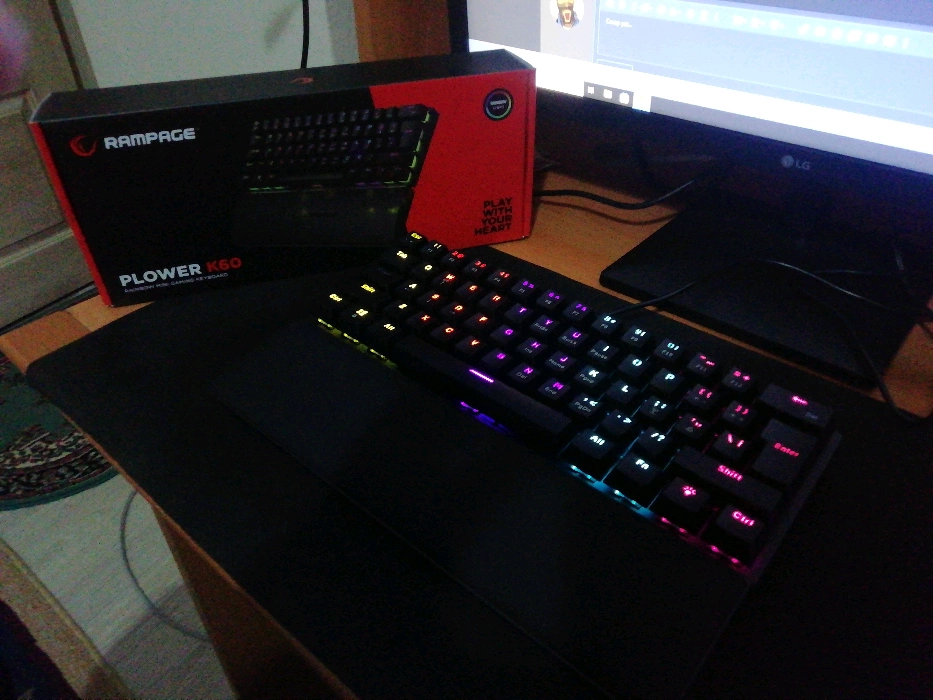 Sıfır Rampage Plower K60 Klavye