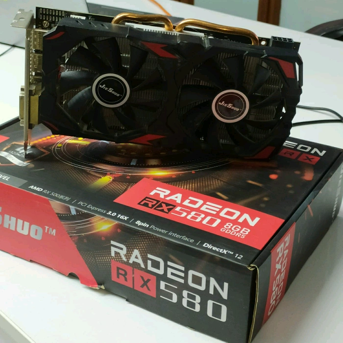 JieShuo Radeon RX 580 8GB GDDR5 256 BIT Ekran Kartı