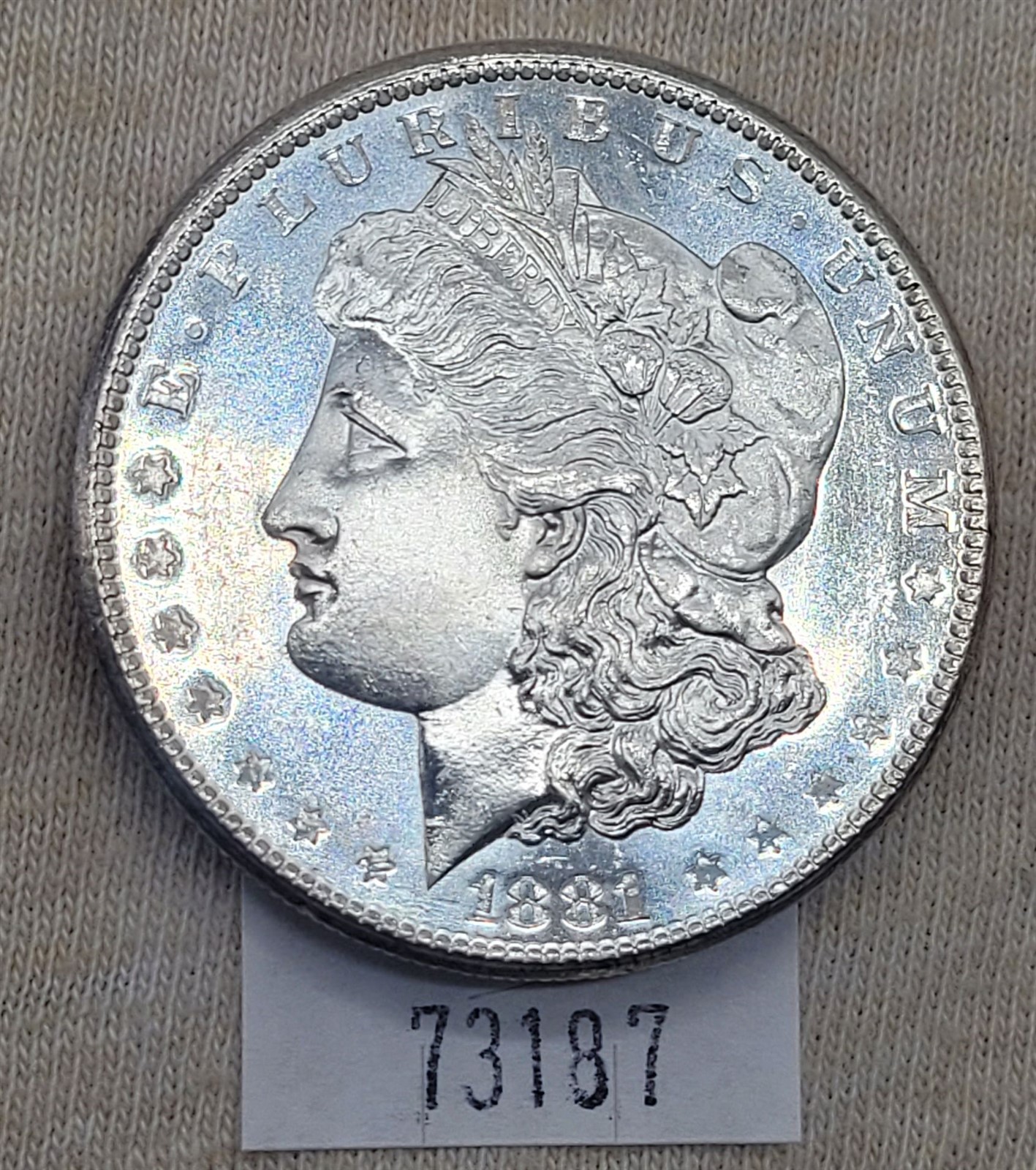 1881-S Proof Like Morgan Silver Dollar