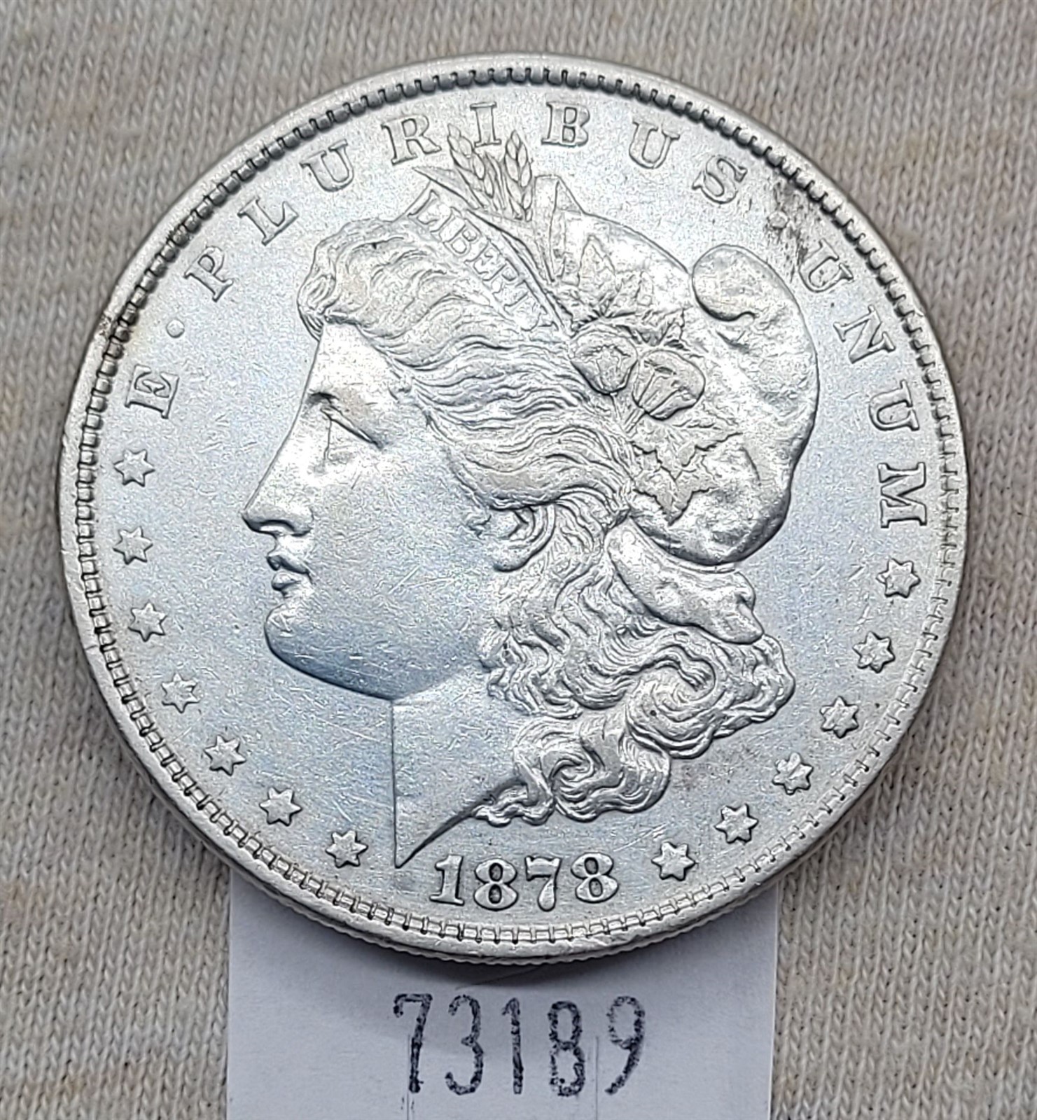 1878-S 8 Tail Feather Morgan Silver Dollar