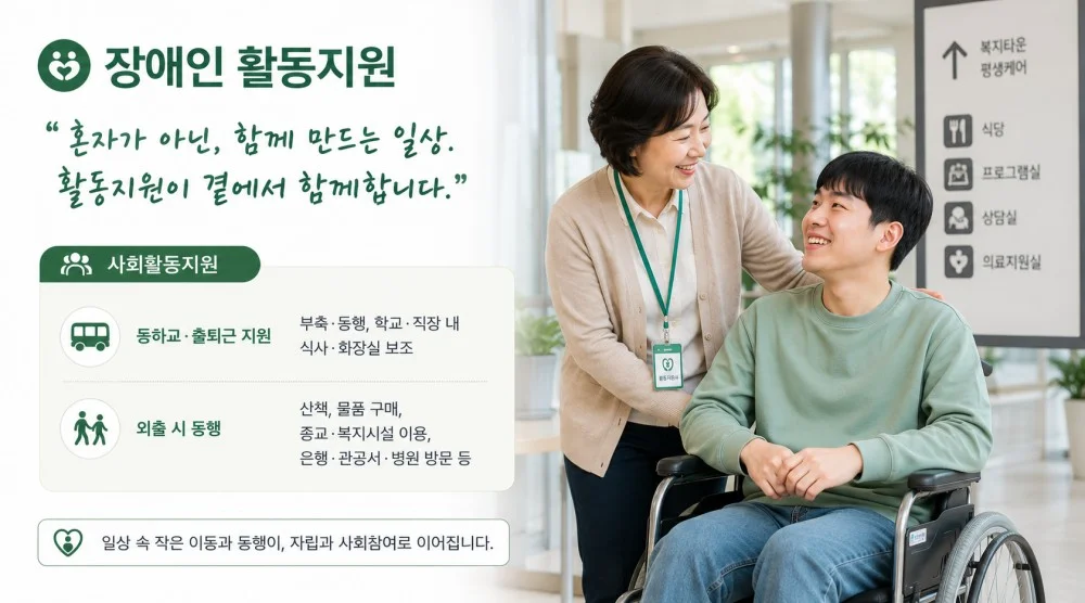 장애인 활동지원 안내