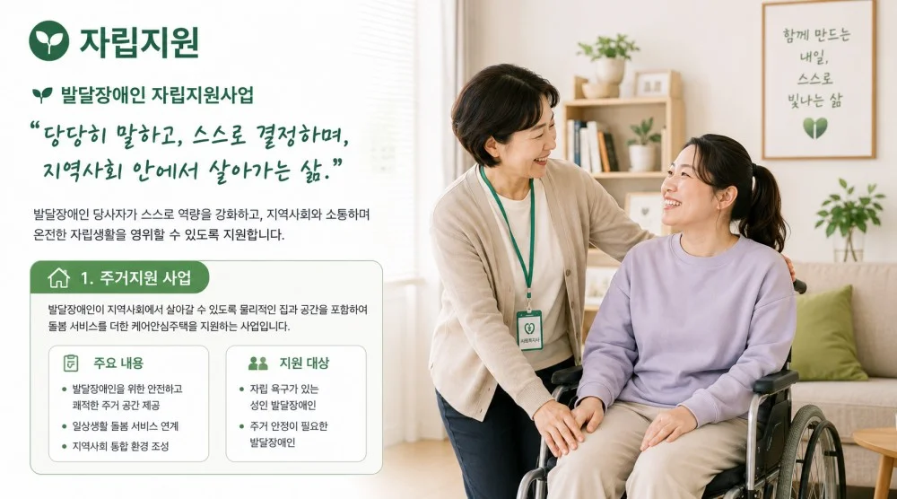 자립지원 안내