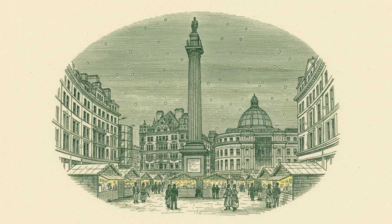 Illustration of Newcastle Christmas Market 2026