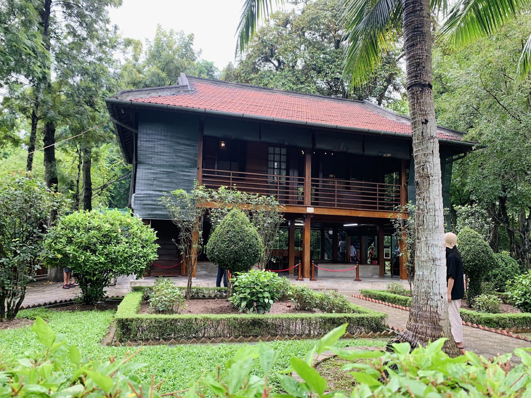 The wooden stilt house in Hanoi's presidential complex