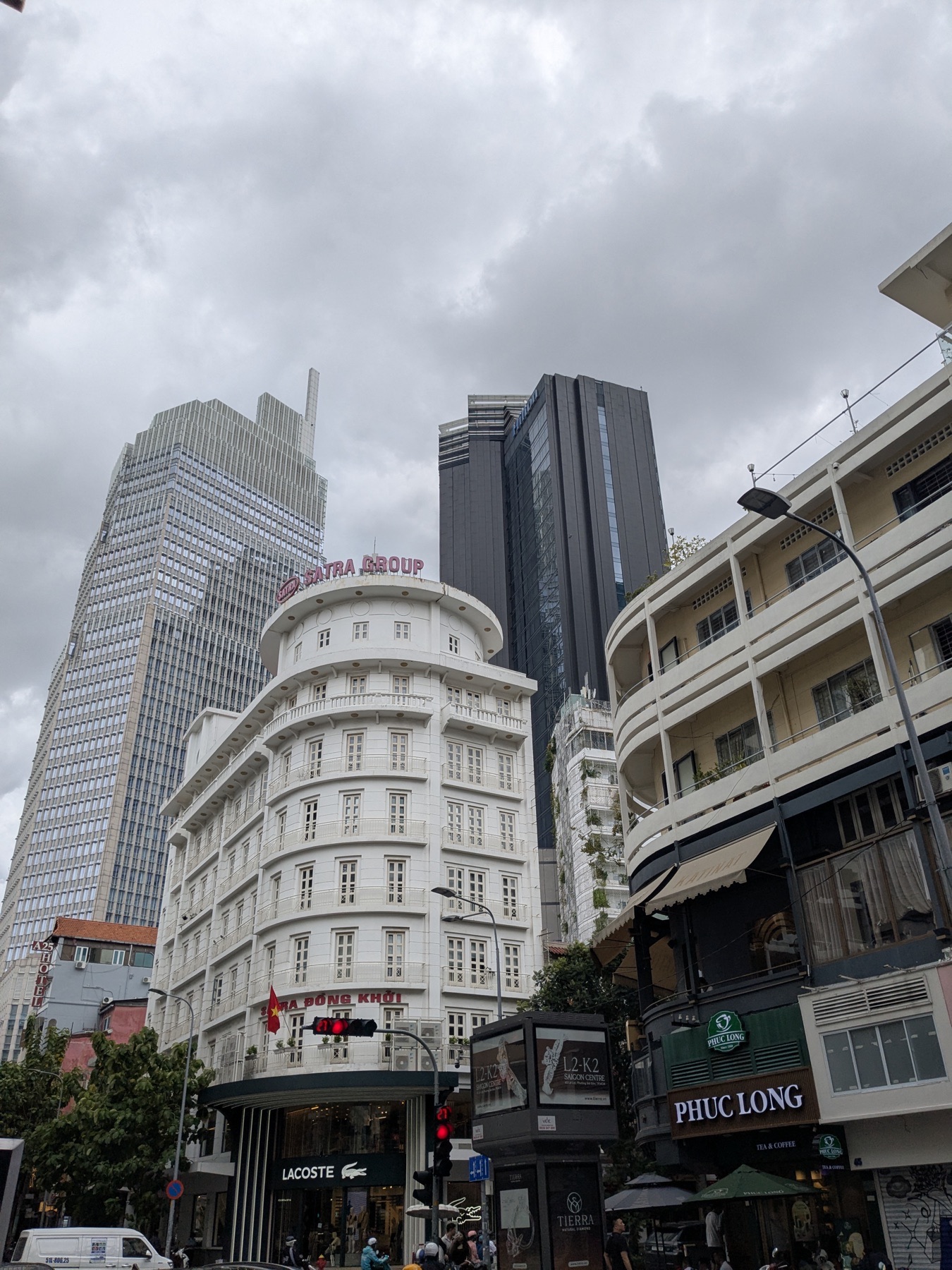 The contemporary Ho Chi Minh City skyline