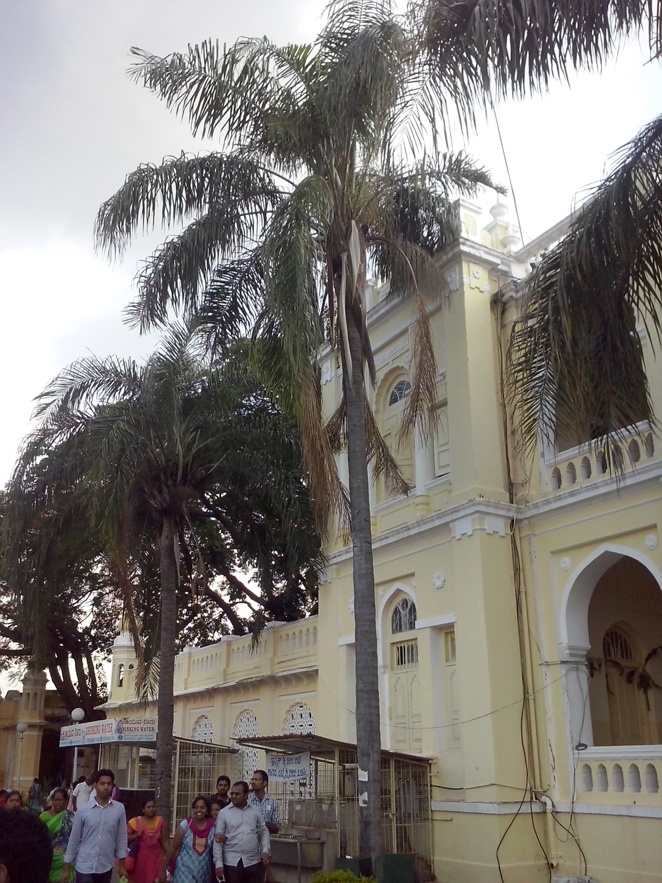 The cathedral precinct in Mysuru