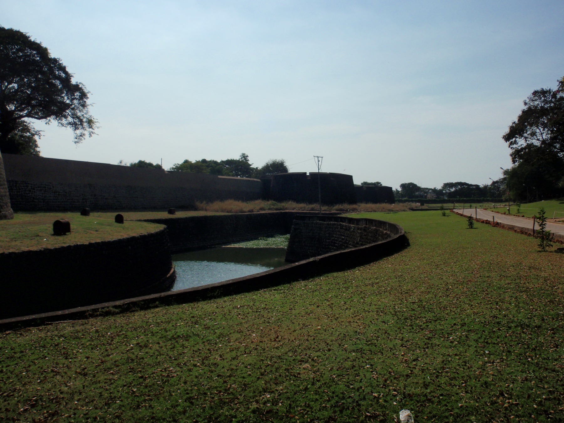 The stone gateway into Palakkad Fort