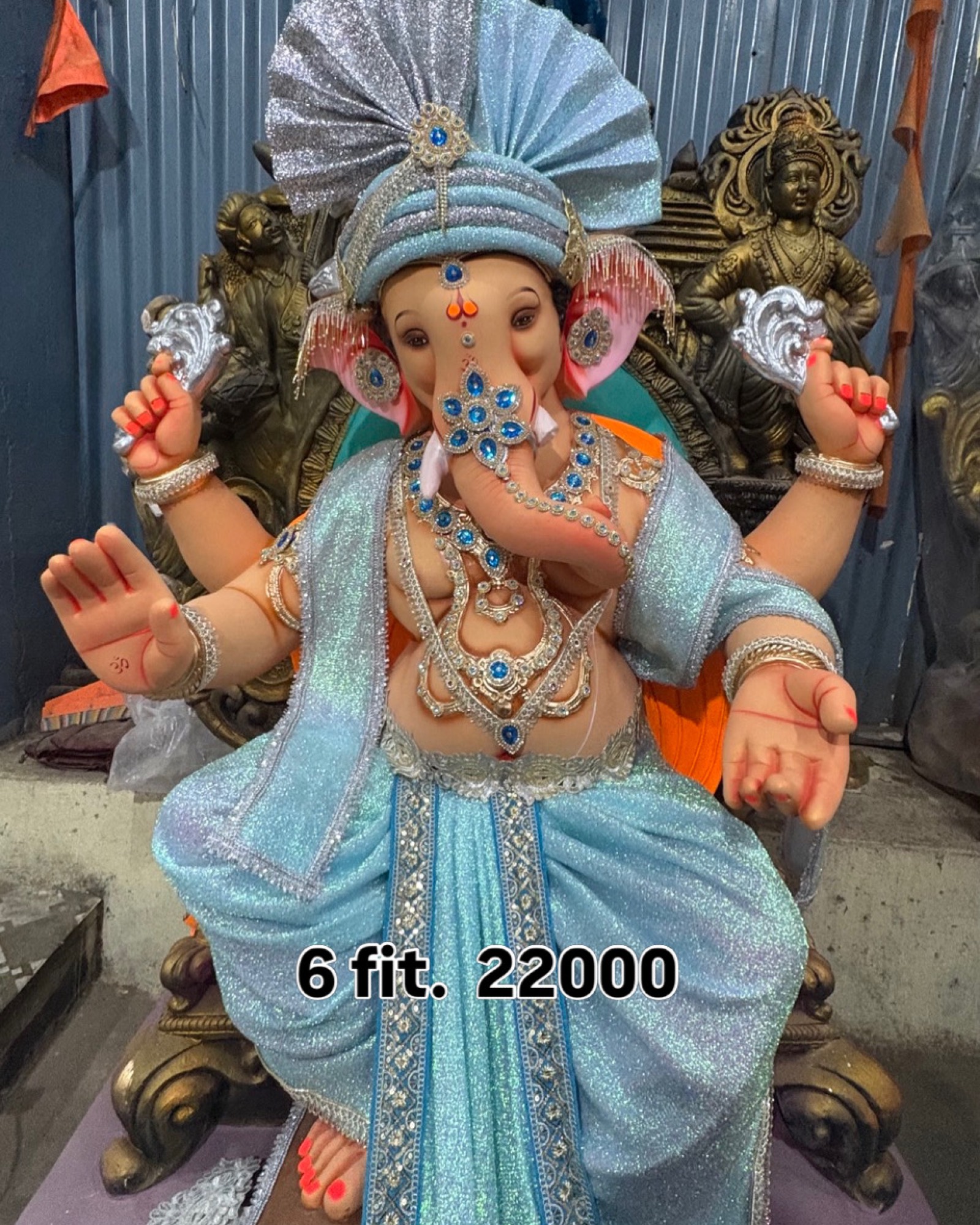 6 ft Ganesh Idol