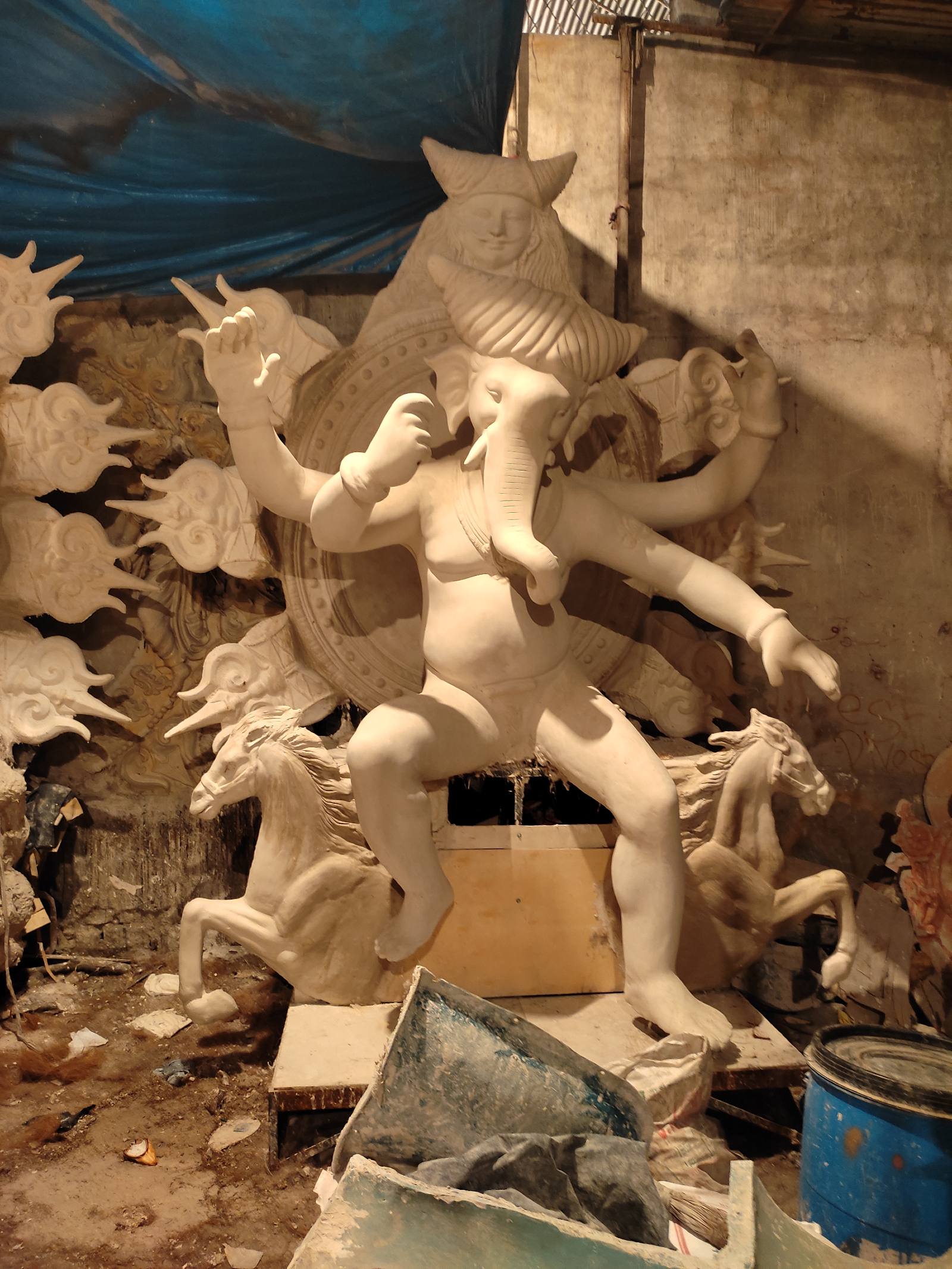 14 ft Ganesh Idol