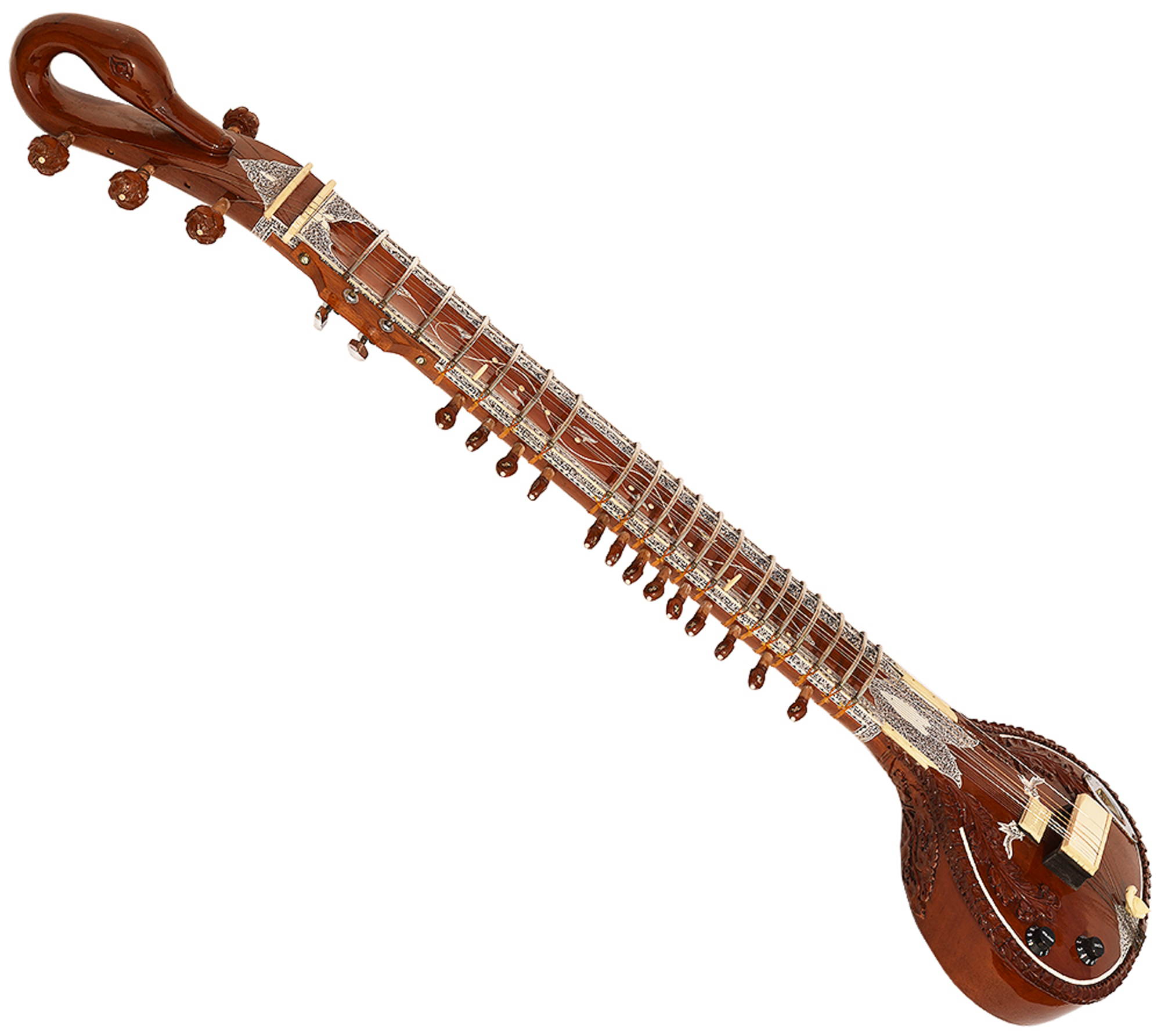 SITAR RAVI SHANKAR STYLE : 7 STRINGS, TUN WOOD, WTH GIG BAG, MIZRABS & STRINGS