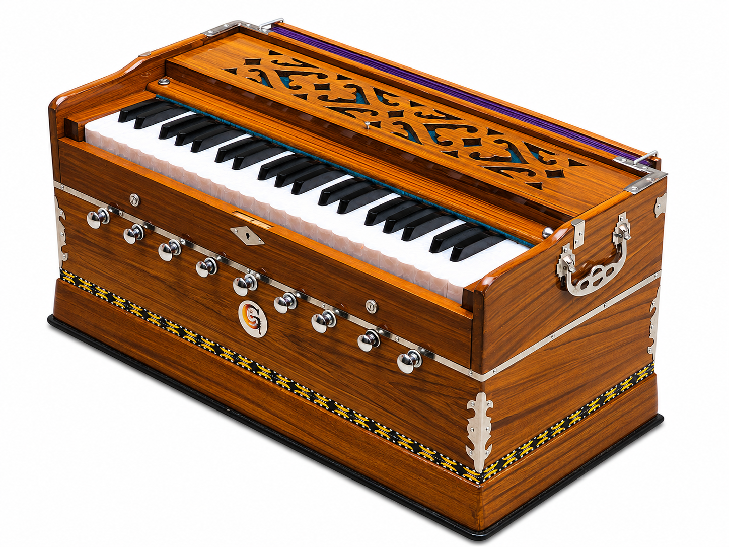 Professional Harmonium 42 Keys 9 Stops Coupler Double Reed 440Hz — image 6