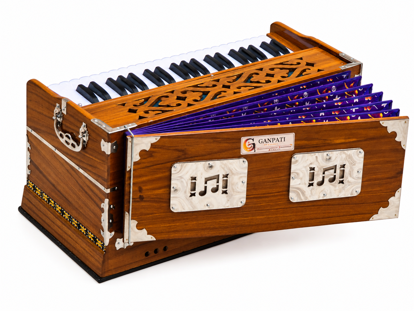 Professional Harmonium 42 Keys 9 Stops Coupler Double Reed 440Hz — image 3