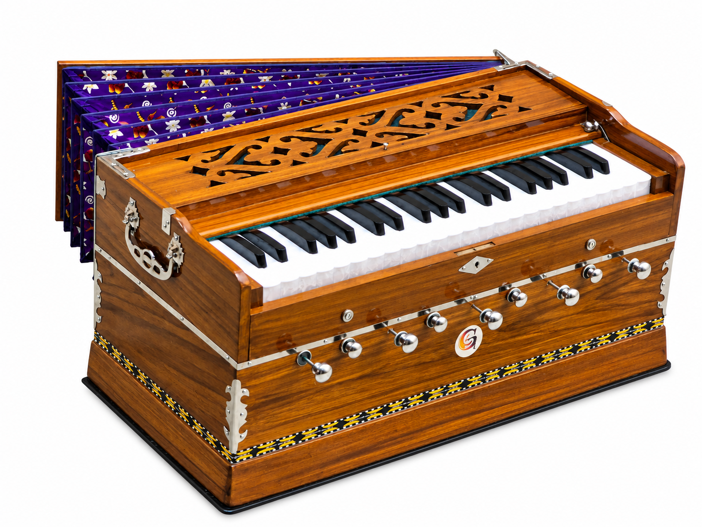Professional Harmonium 42 Keys 9 Stops Coupler Double Reed 440Hz — image 1