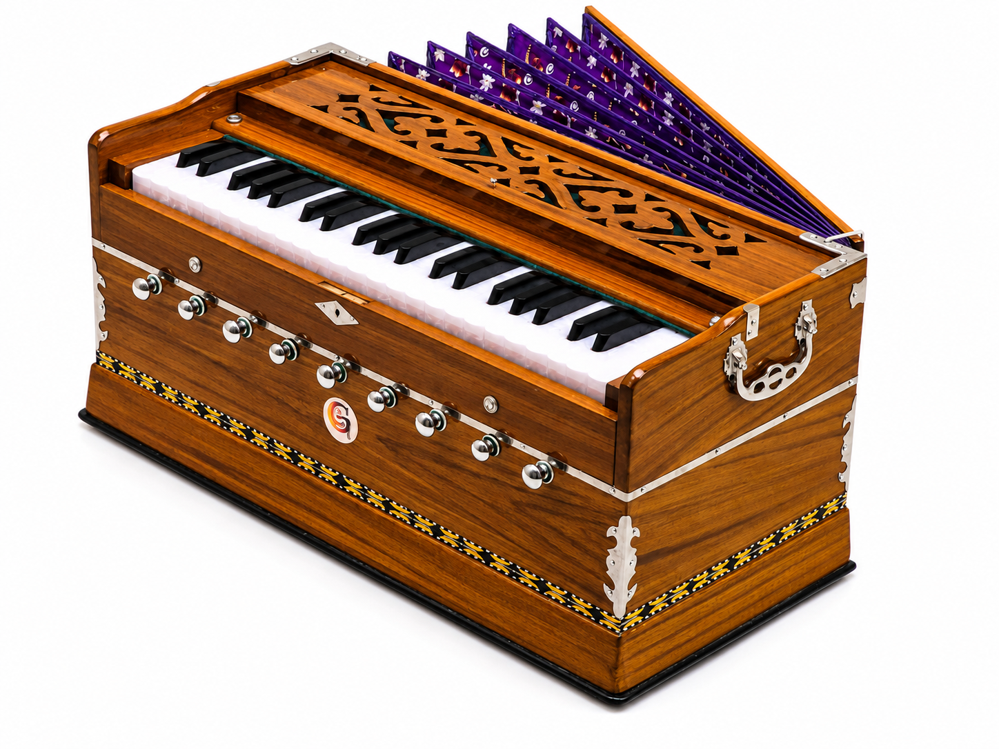 Professional Harmonium 42 Keys 9 Stops Coupler Double Reed 440Hz — image 5
