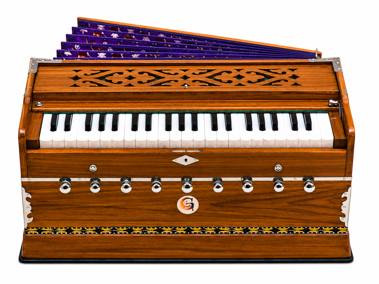 Professional Harmonium 42 Keys 9 Stops Coupler Double Reed 440Hz — image 11