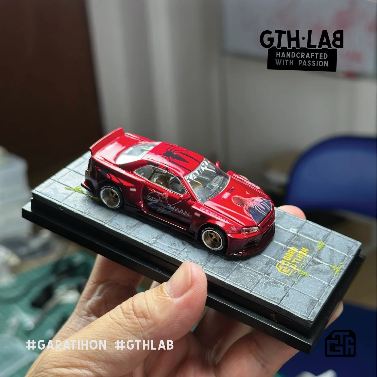 Decal nước livery nhện đỏ xanh - ảnh 5