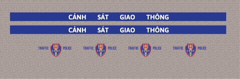 Decal nước livery xe tuần tra - ảnh 2