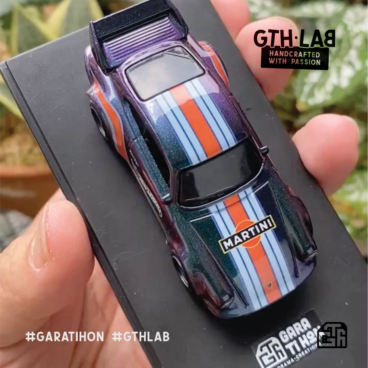 Decal nước livery đua cổ điển sọc 3 màu - ảnh 2