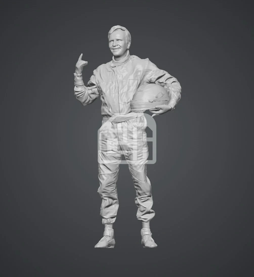Figure tay đua racer chỉ tay một ngón - ảnh 2
