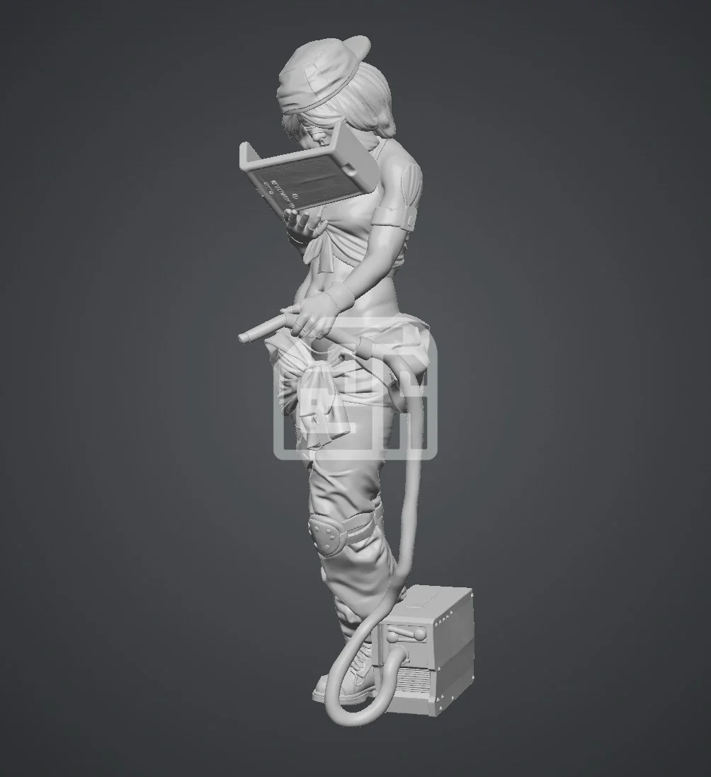 Figure Nữ thợ máy xinh đẹp - ảnh 1