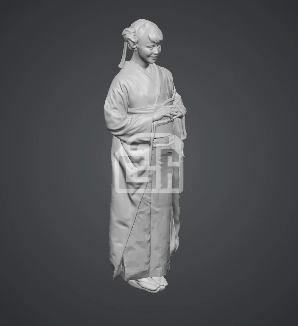 Figure cô gái nhật kimono - ảnh 1