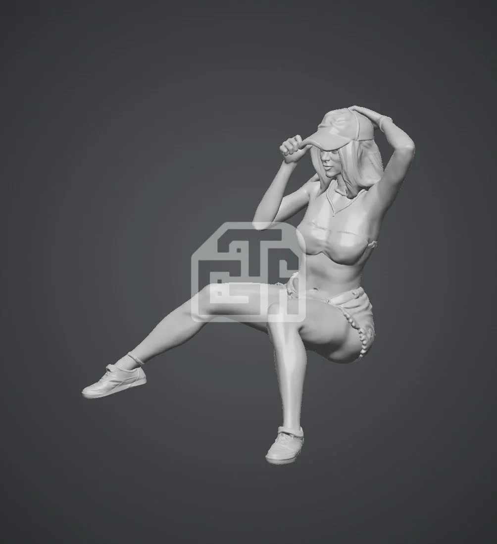 Figure nữ đội mũ lưỡi trai xinh đẹp - ảnh 2