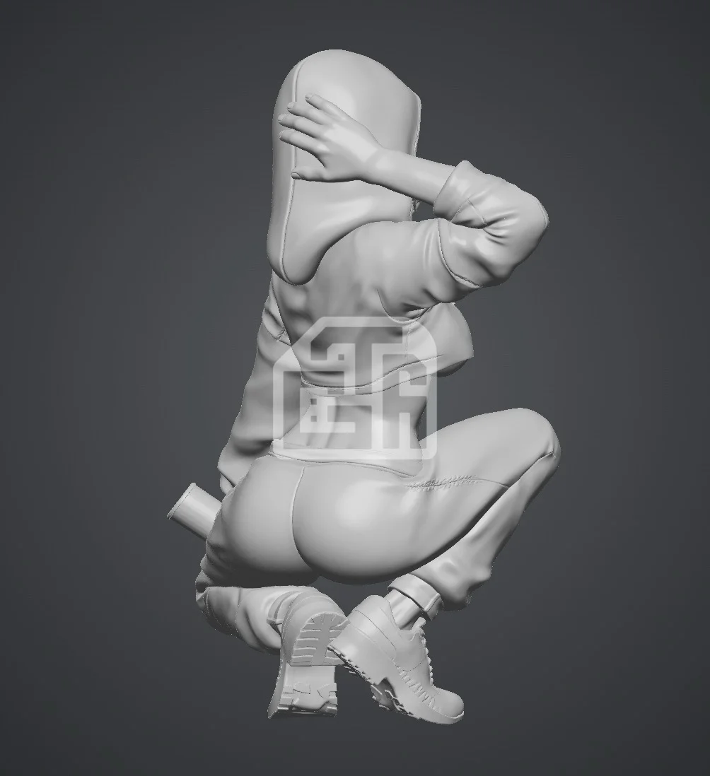 Figure nữ grafity phun sơn xinh đẹp gợi cảm - ảnh 1