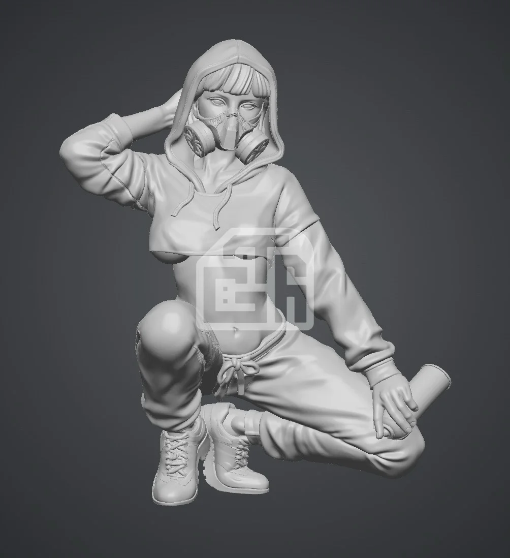 Figure nữ grafity phun sơn xinh đẹp gợi cảm - ảnh 3