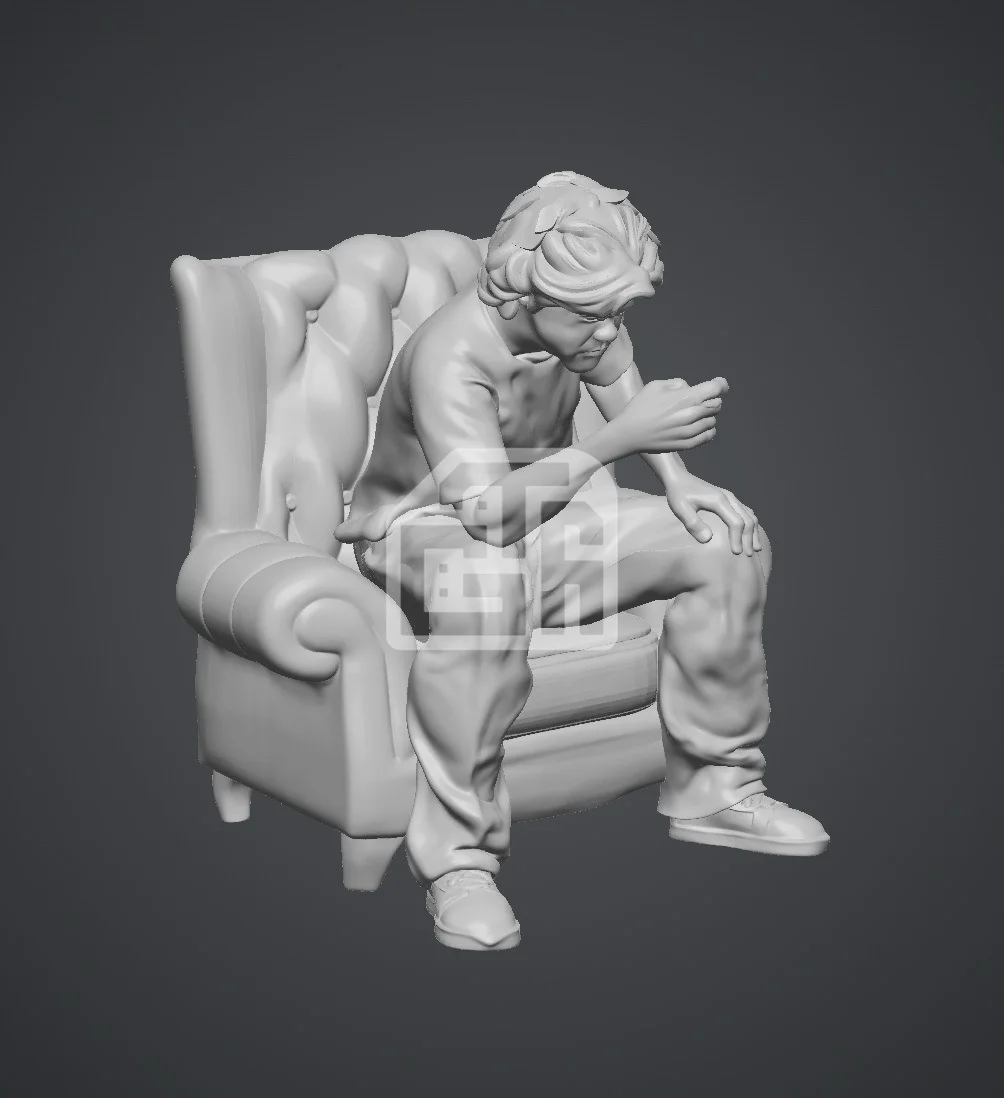 Figure Akira Nakai RWB ngồi trên sofa suy ngẫm cách phá porsche - ảnh 2