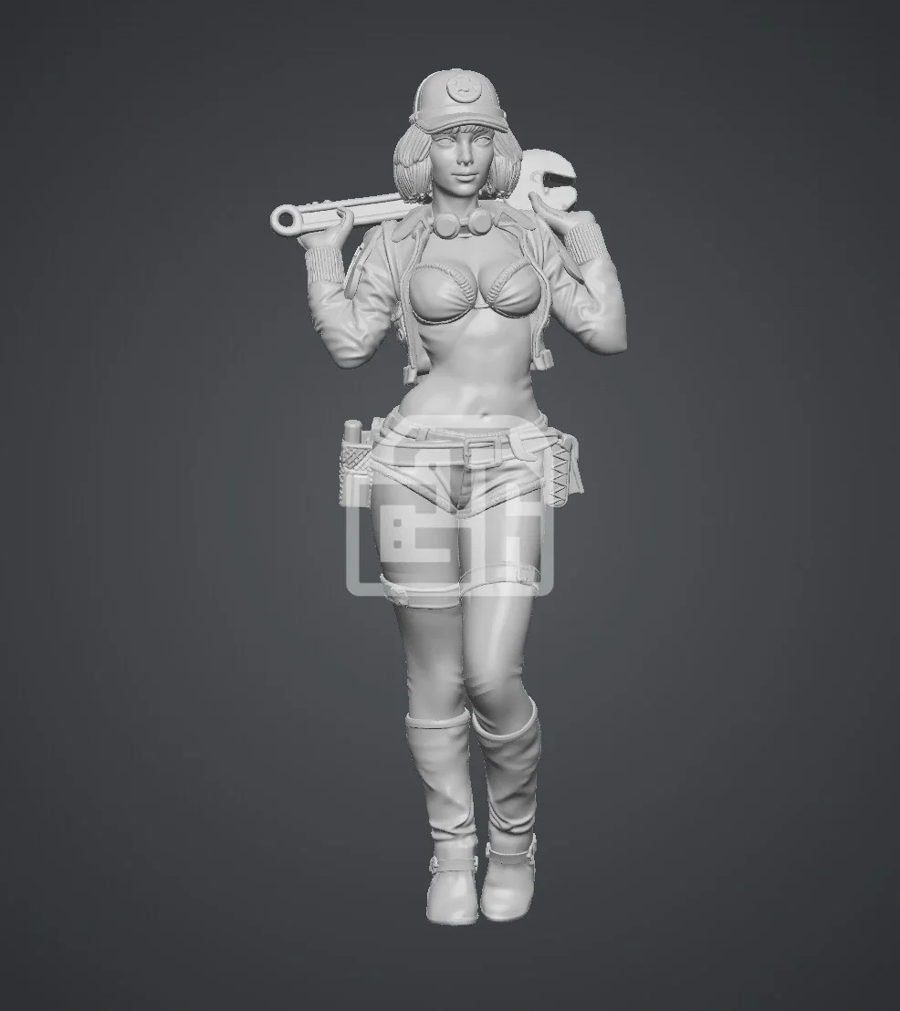 Figure nữ thợ máy cực phẩm xinh đẹp gợi cảm - ảnh 4