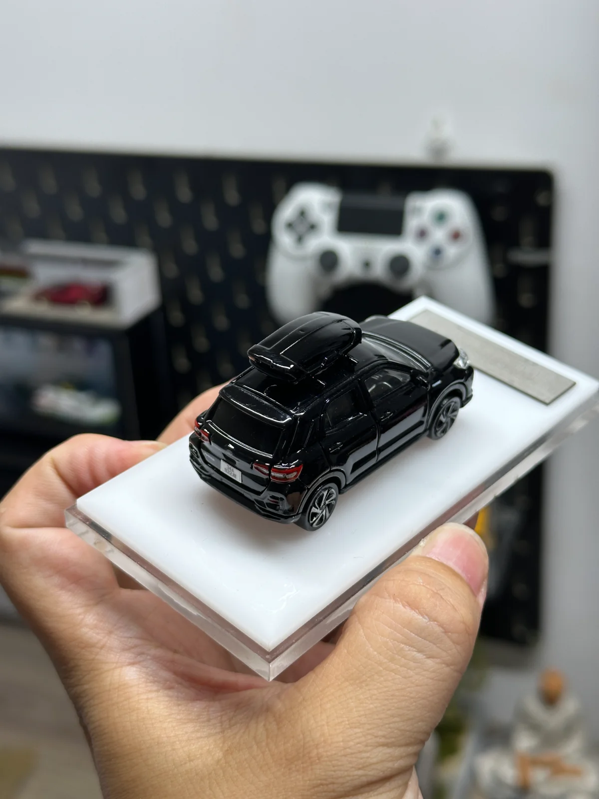 Phụ Kiện Cốp Nóc (Roof Box) Xe Mô Hình 1:64 - Resin Cao Cấp, Sơn Đen Bóng 2K - ảnh 6