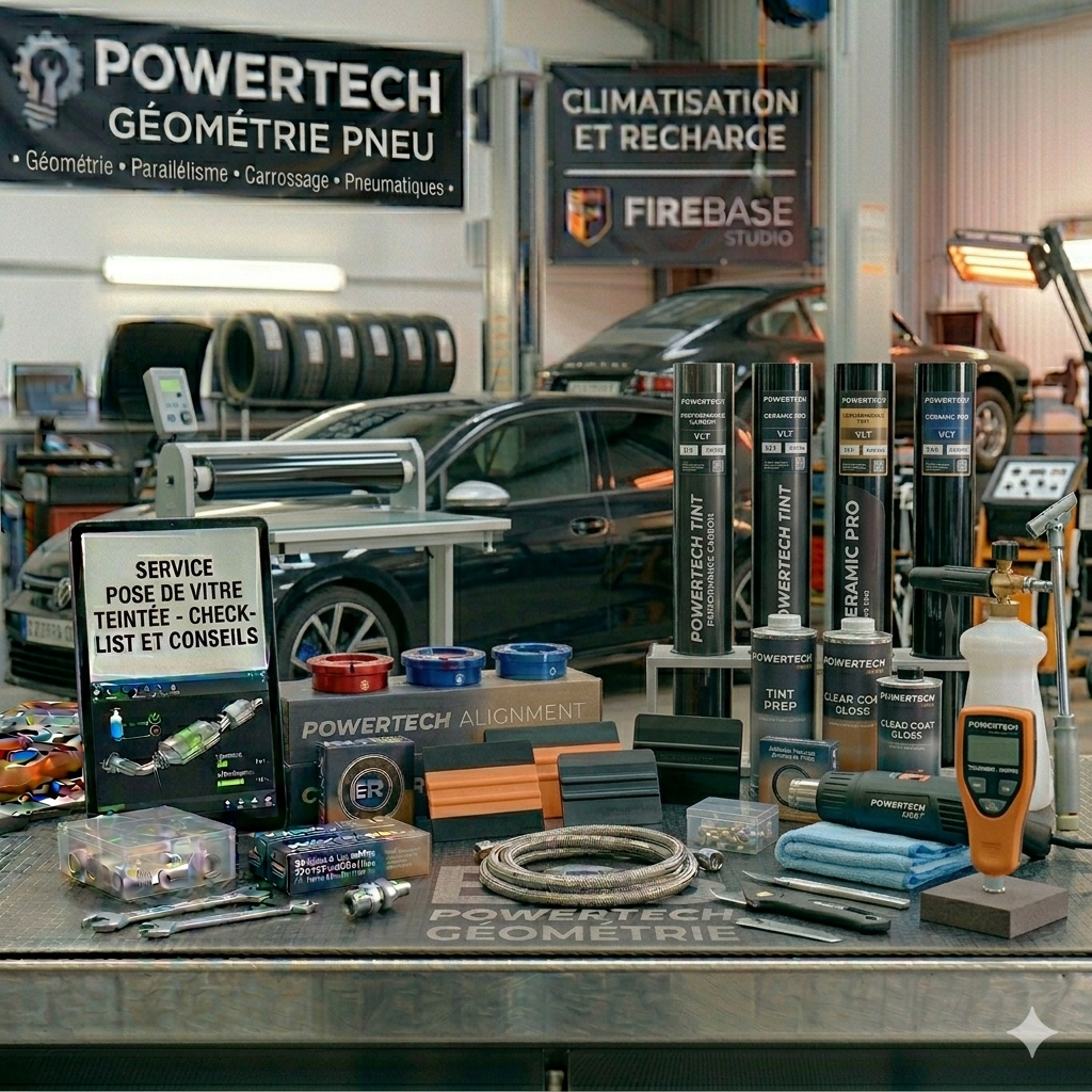 Pose de vitre teintée