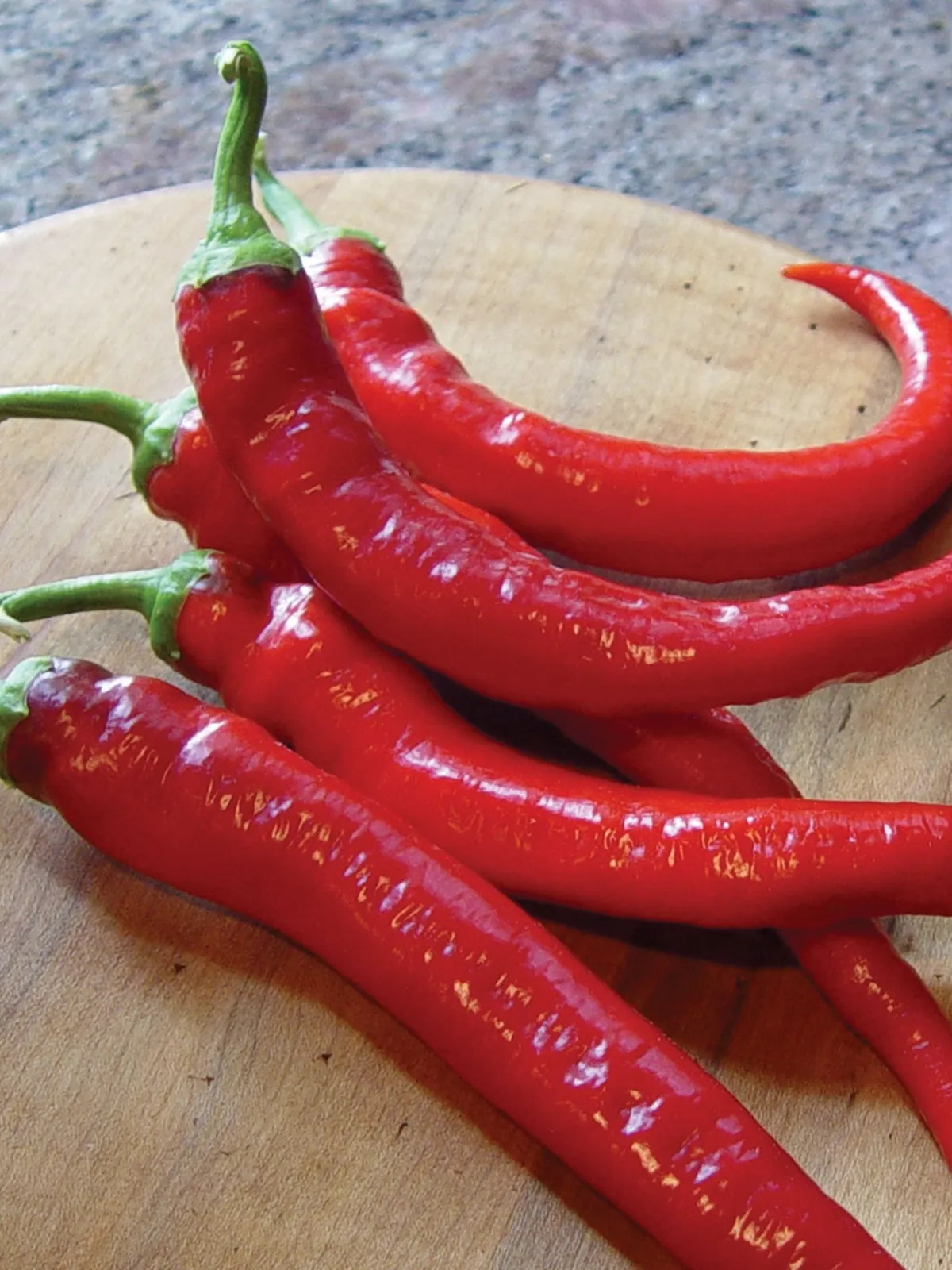 Hot, Large Red Cayenne Peppers