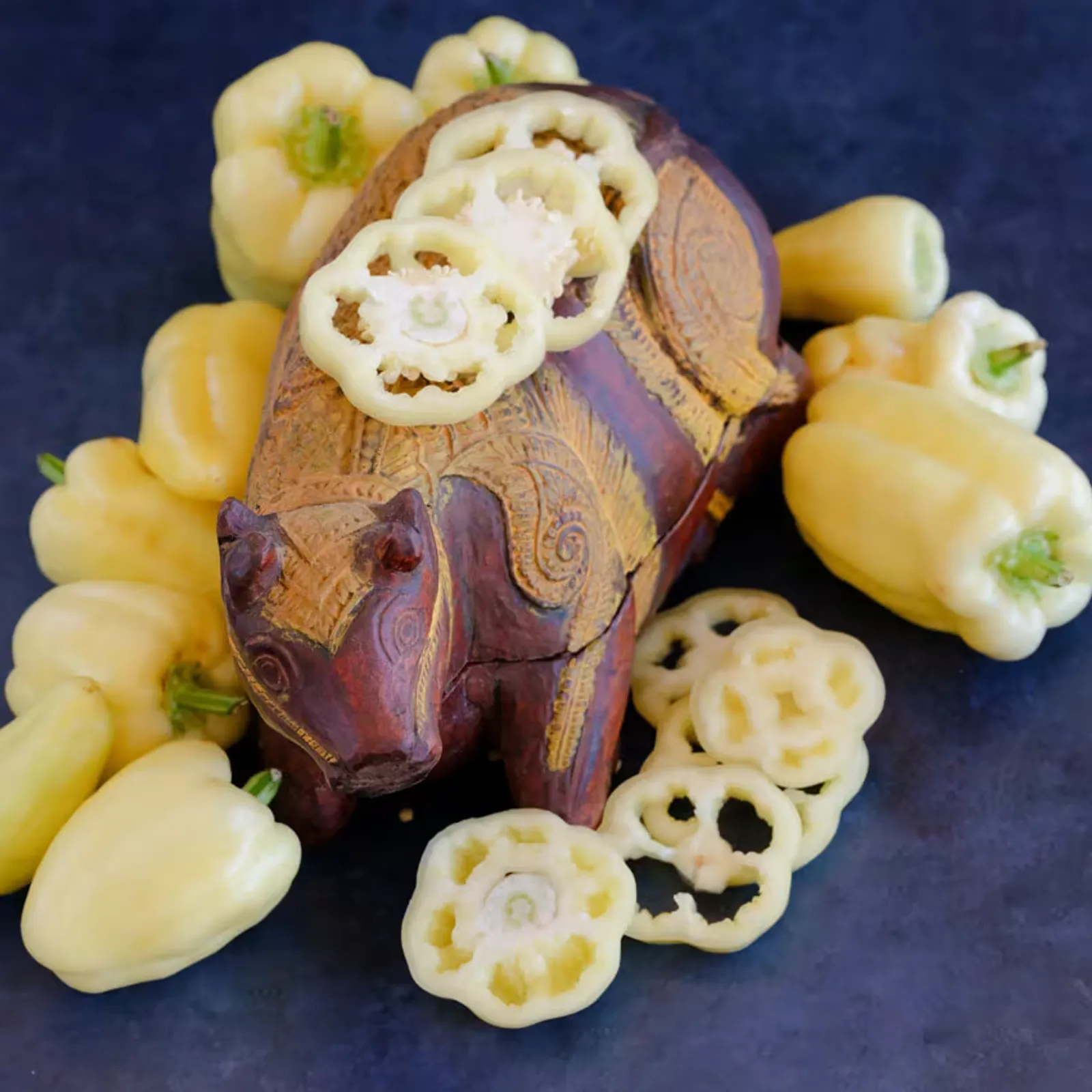 Albino Bull Nose Peppers