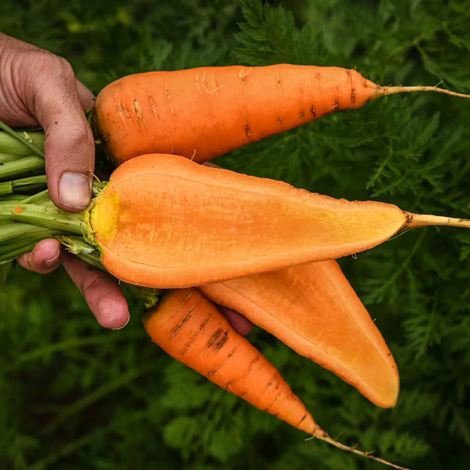 Red Cored Chantenay Carrots
