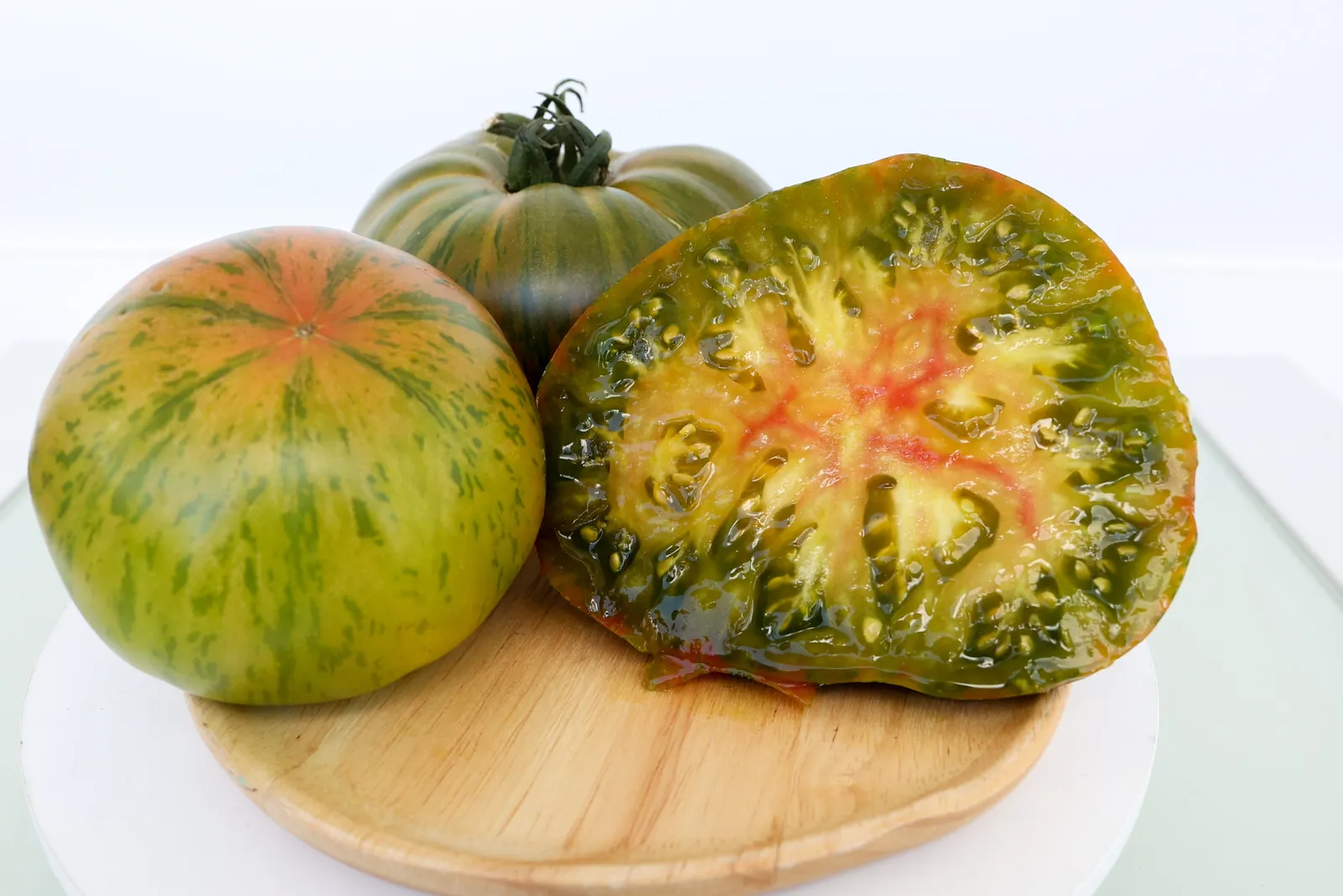 Cherokee Lime Stripes Tomatoes