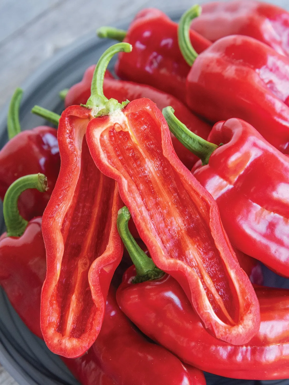 Sweet, PeppiGrande Red Hybrid Peppers