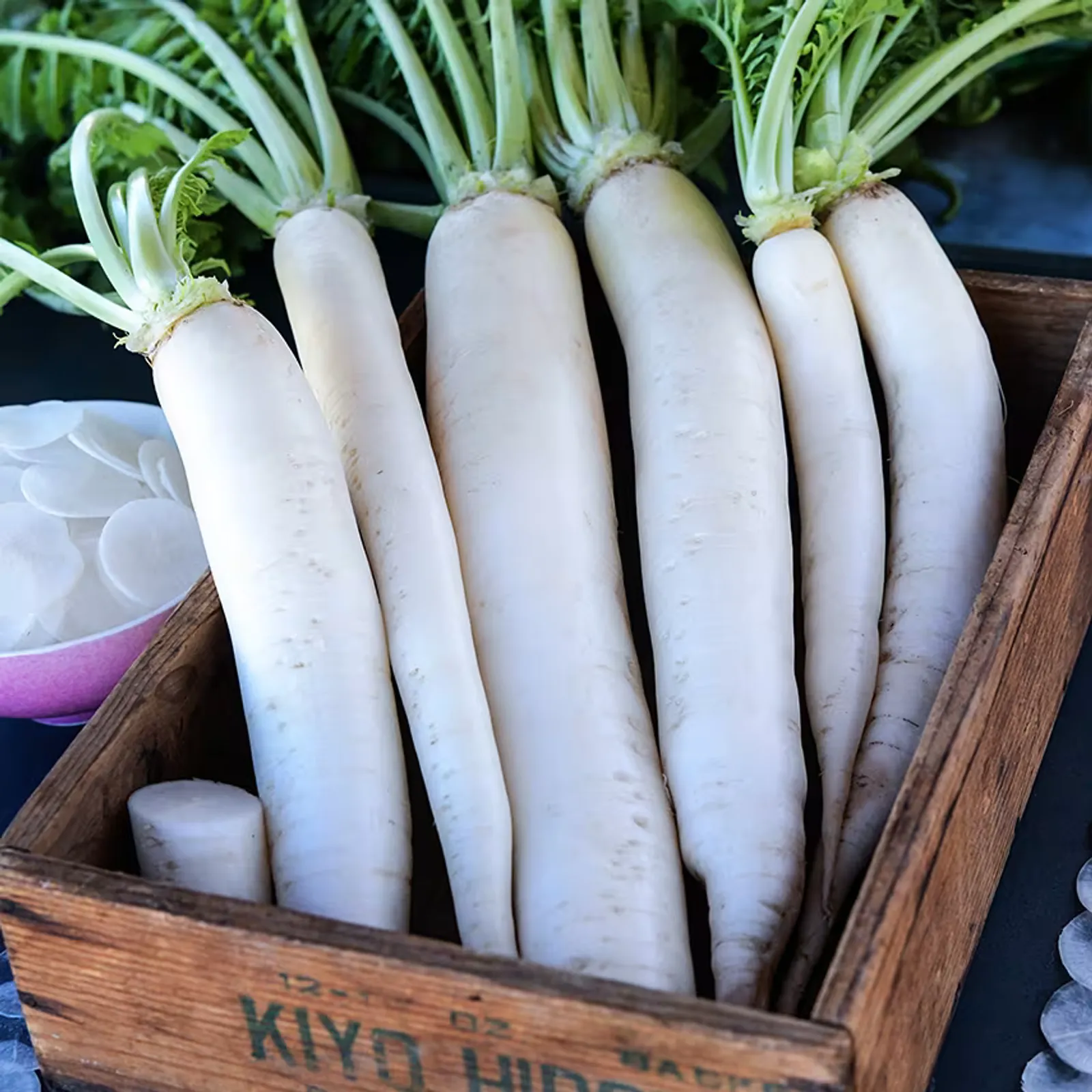 Japanese Minowase Daikon Radishes