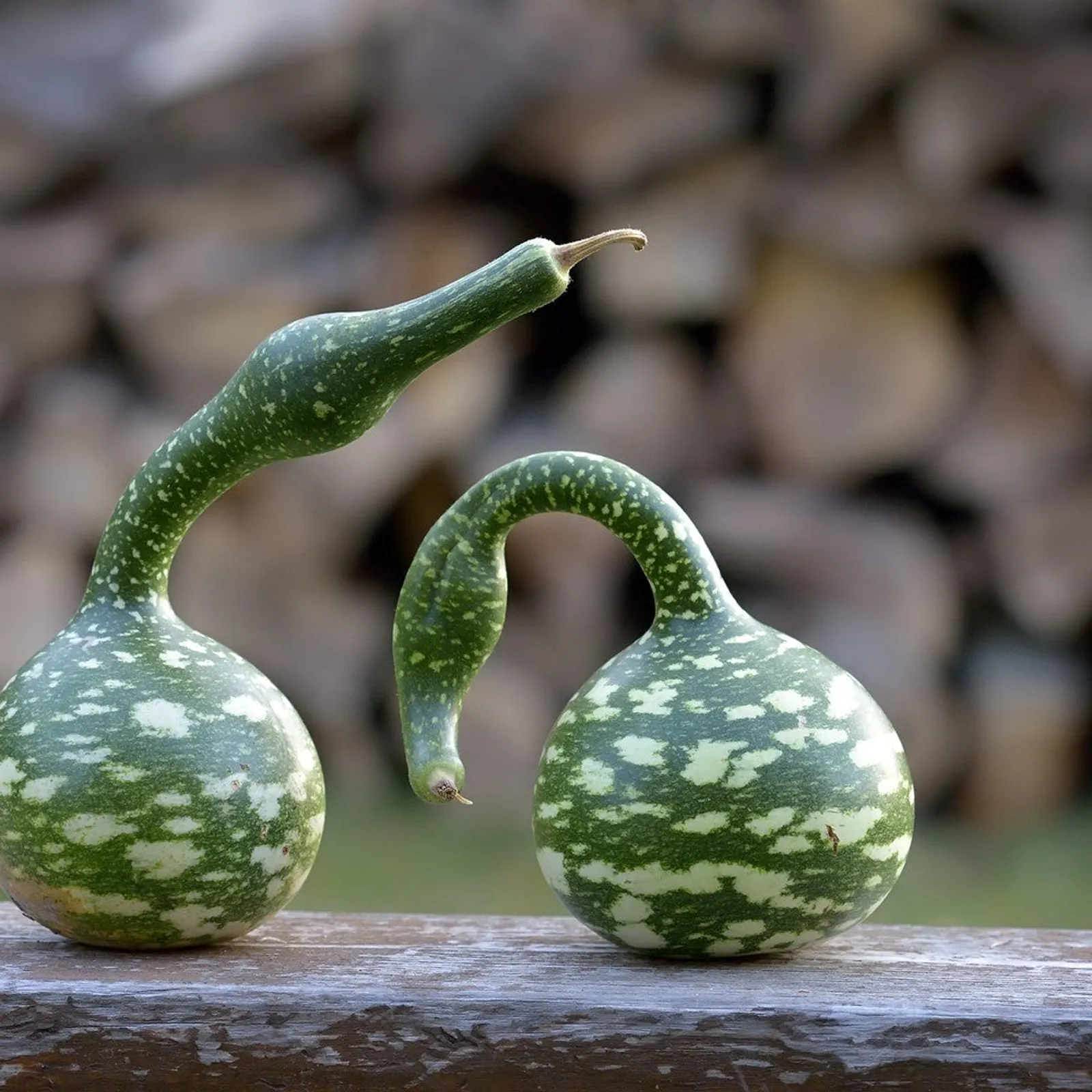 Speckled Swan Hard-Shelled Gourds