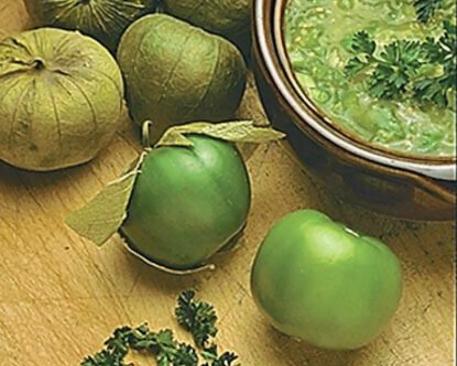 Toma Verde (Green Husk) Tomato Tomatillos