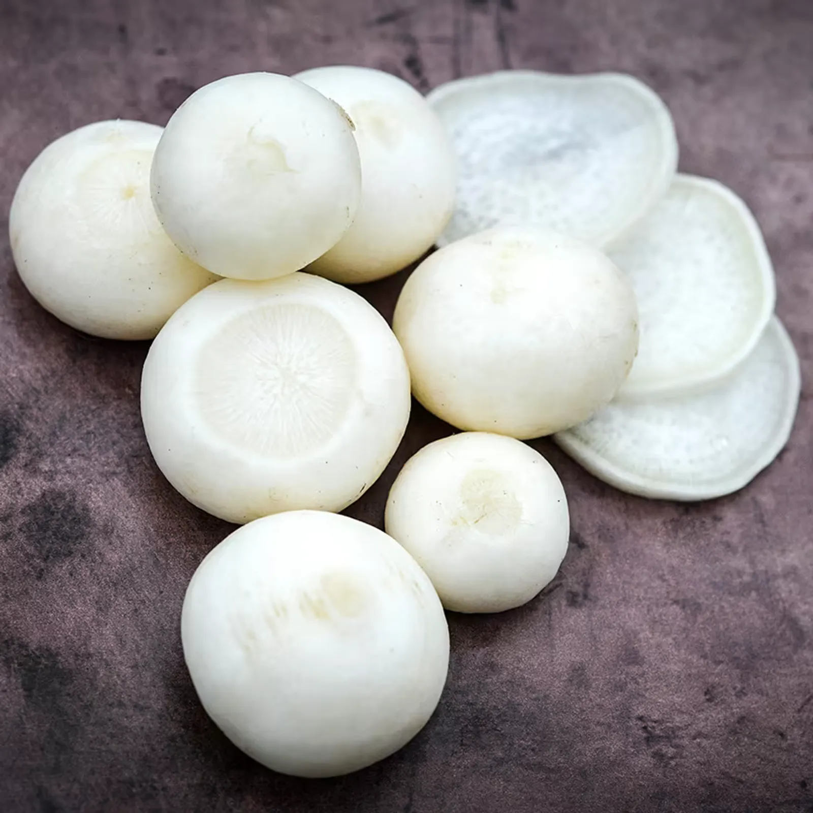 White Hailstone Radishes