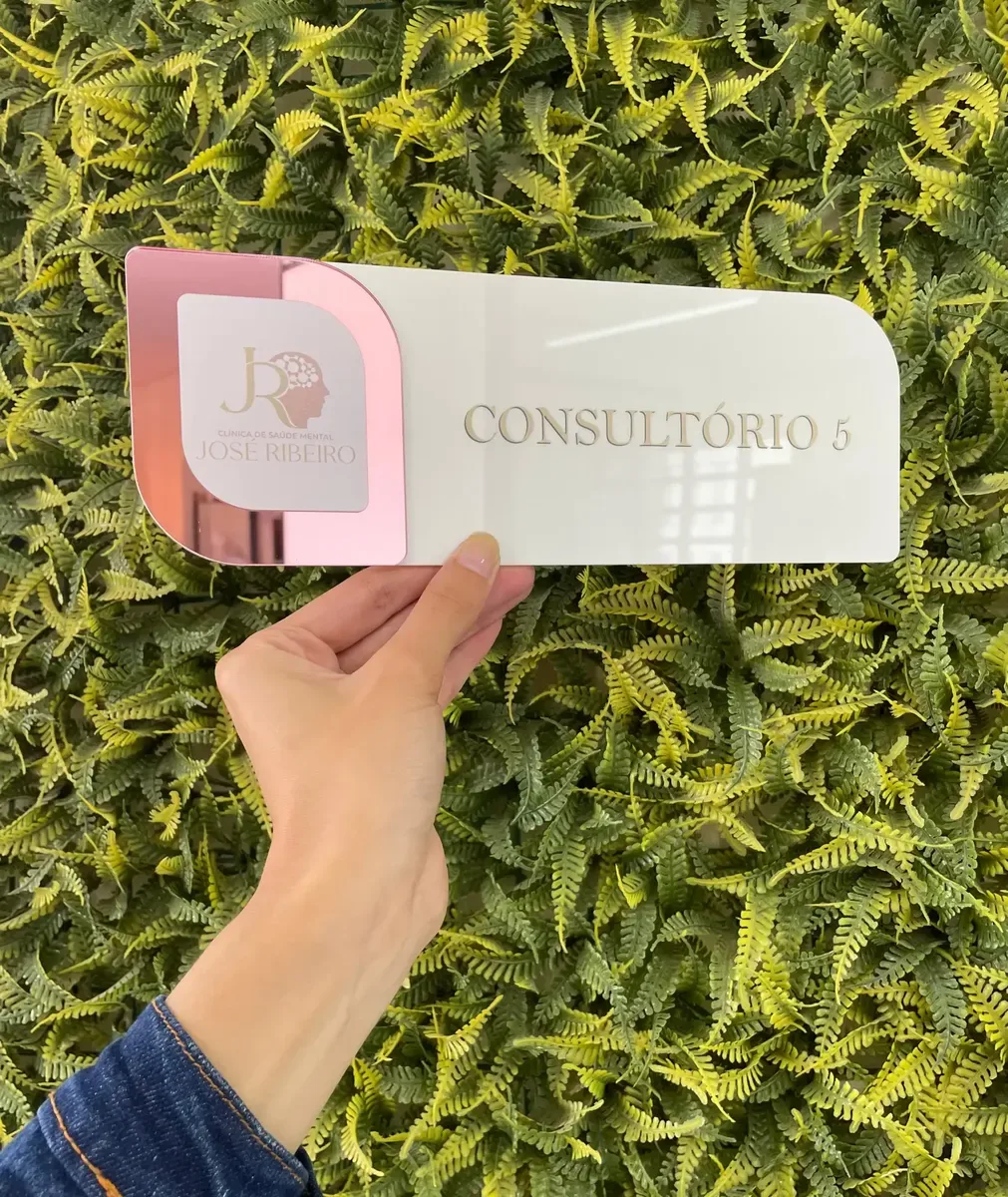 Placa Acrílico Personalizada Porta Consultório