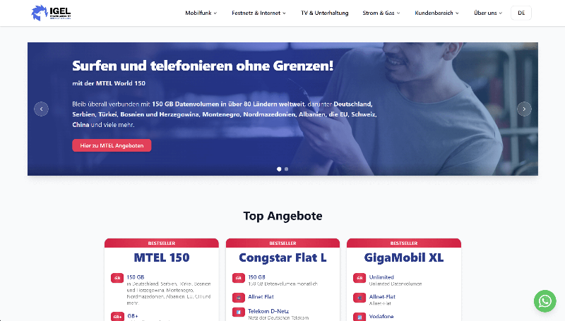 Izrada profesionalnih web sajtova/Erstellung professioneller Webseiten