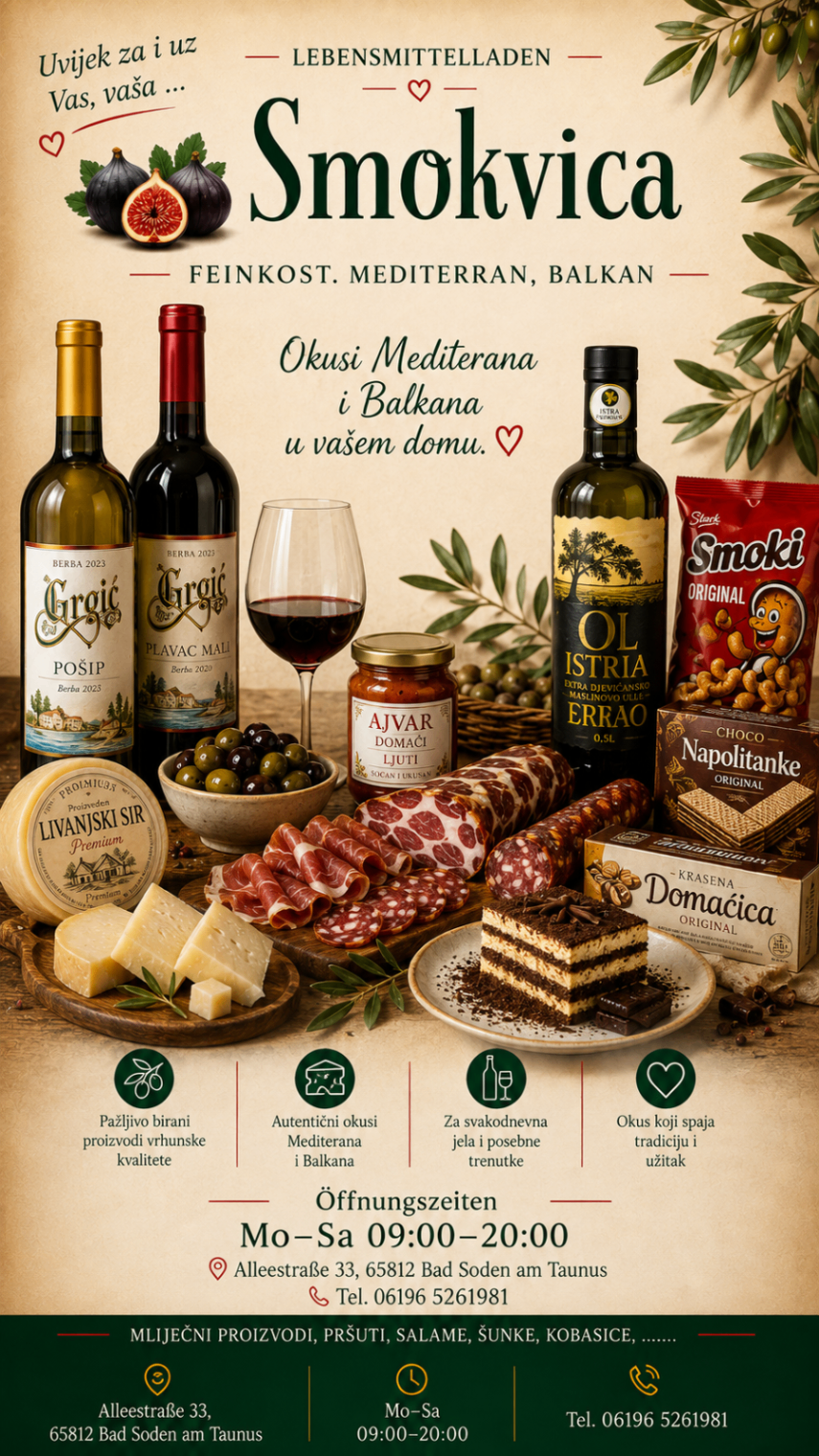 Smokvica - Hrana sa Balkana i Mediterana