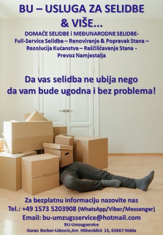 Selidbe - Umzugsservice