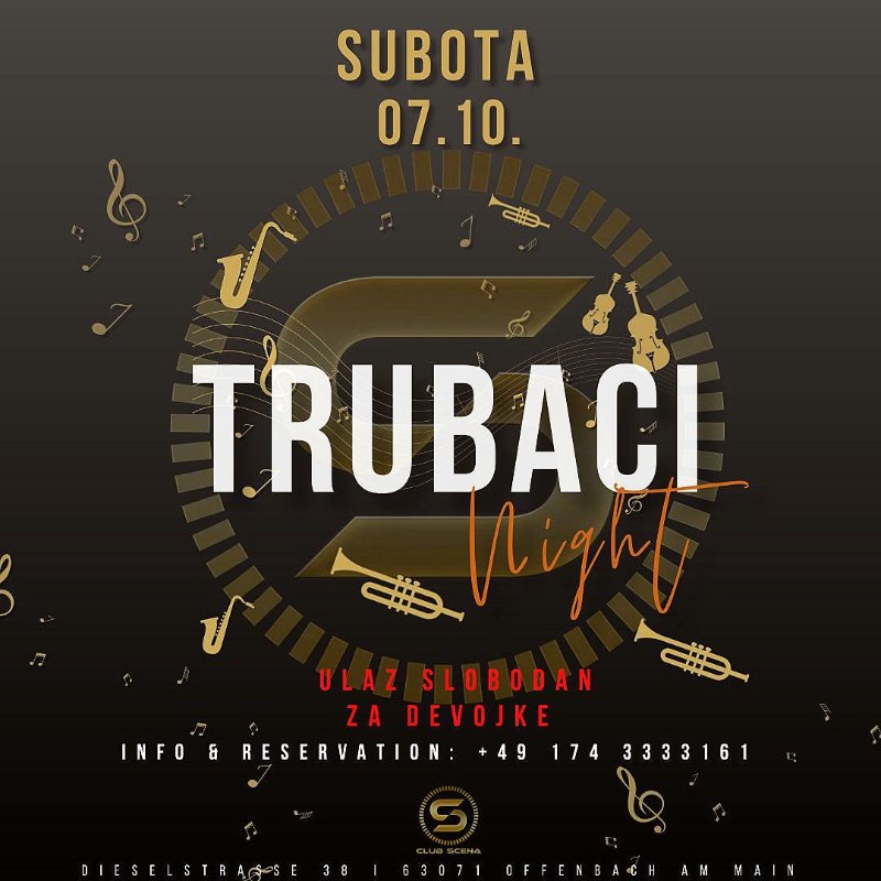 Club Scena - Trubaci 07.10.2025