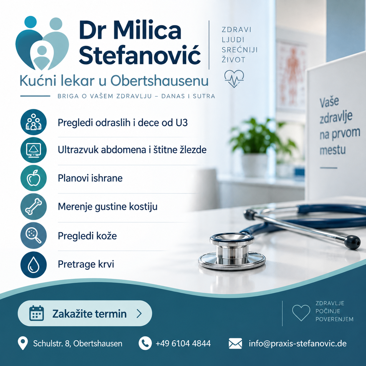 Dr.Milica Stefanovic kucni lekar