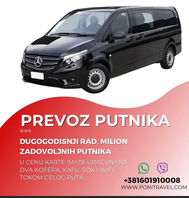 Prevoz putnika Srbija Nemacka