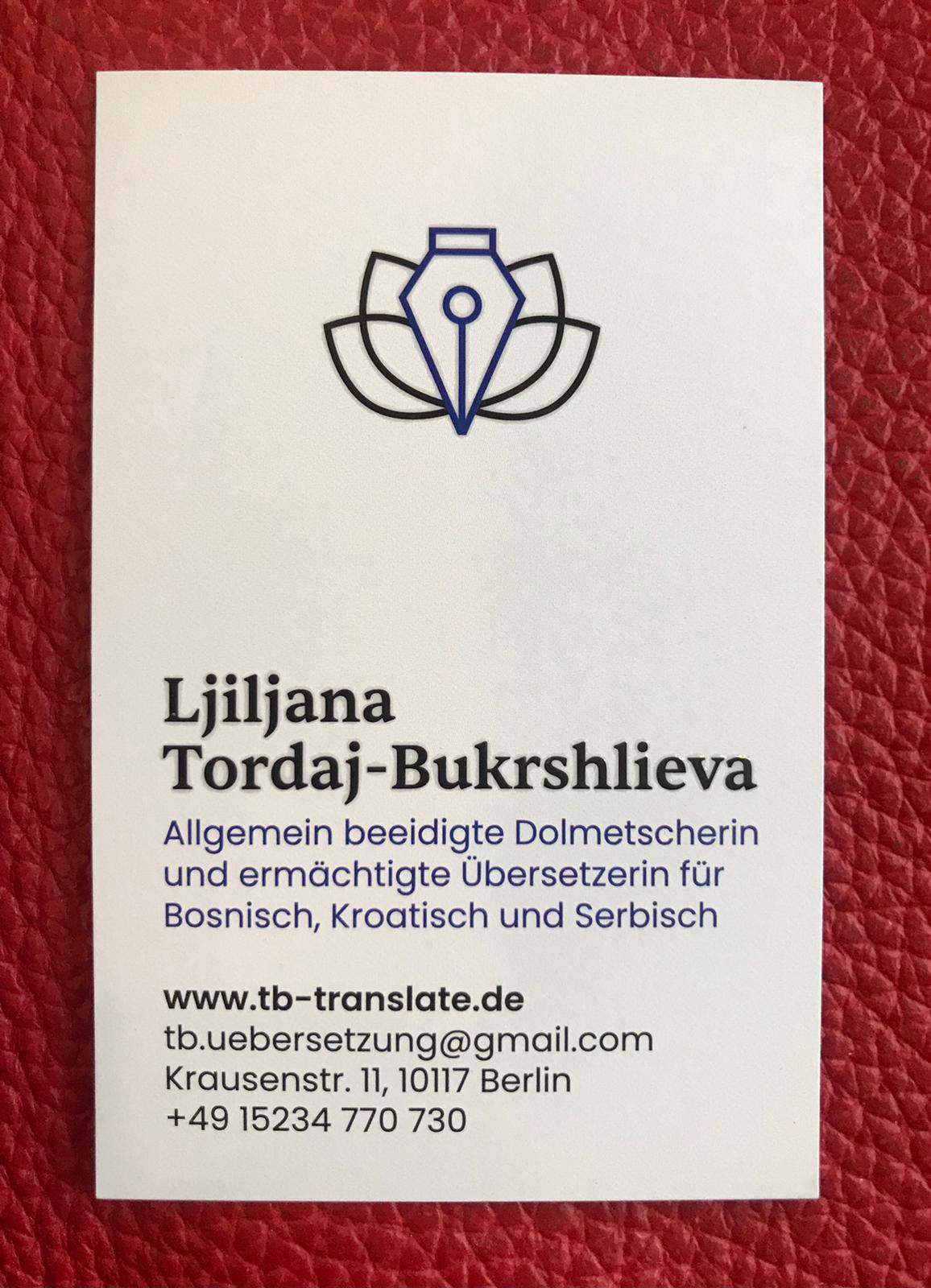 Ljiljana Tordaj-Bukrshlieva