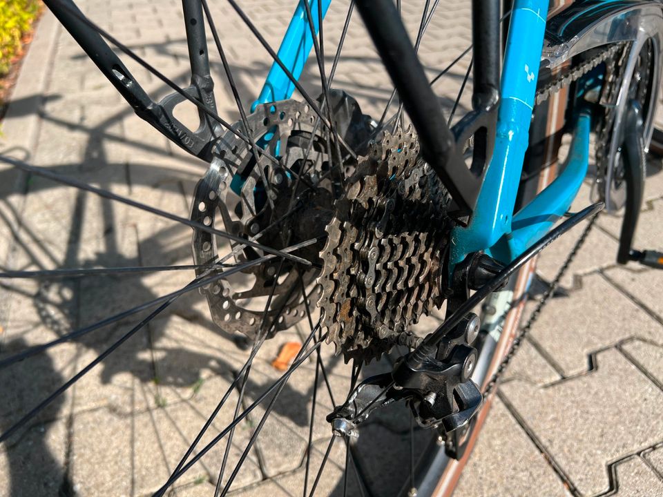 Cube Touring EXC Sphereblue Blau Herrenrad Rahmengröße M (54cm)
